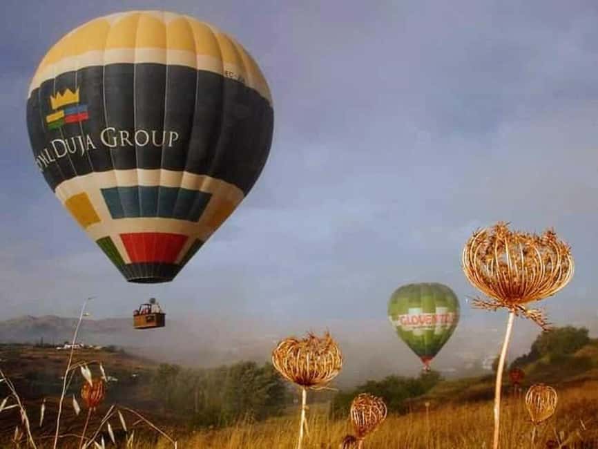 Hot air balloon ride in Antequera (Malaga) - Landing in the countryside, then breakfast