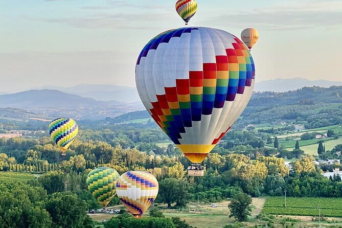 Hot Air Balloon ride in Tuscany countryside from Chianti - A quiet start in the Chianti countryside