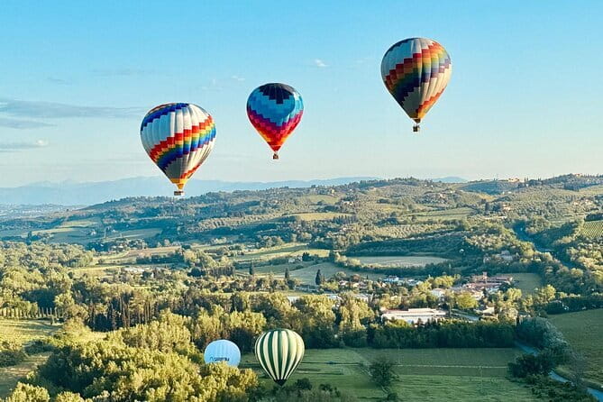 Hot Air Balloon ride in Tuscany countryside from Chianti - Why sunrise makes a difference