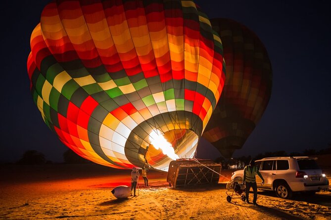 Hot Air Balloon Ride Over Dubai Desert inlcuding Transfers - Sunrise, silence, and the desert below