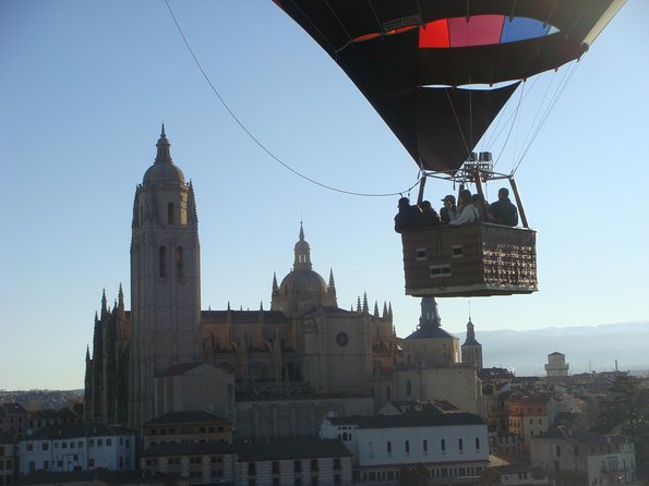 Hot-Air Balloon Ride over Segovia with Optional Transport from Madrid - Takeoff, views, and the three main sights