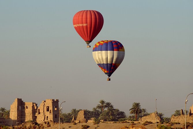 Hot-air Balloon ride, Visit the Kings Valley, Hatshepsut temple, - Three tombs in the Valley of the Kings