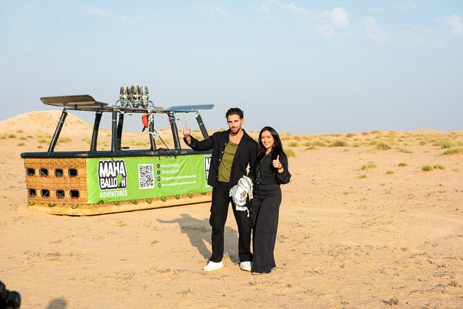 Hot Air Balloon Ride with Pickup and Drop off - Dubai Desert Conservation Reserve from above