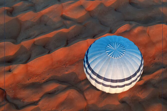Hot Air Balloon Tour at Wahiba Sands - The desert view from above