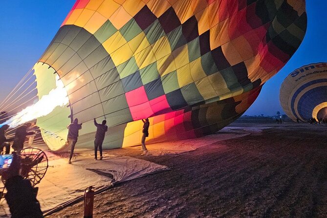 Hot Air Balloon Trip in Luxor include pick up & Transfers - Key points at a glance