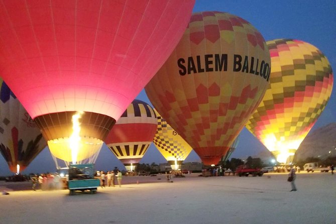 Hot Air balloon w-guided tour toValley of the Kings king tut tom - Seeing Luxor from a hot-air balloon