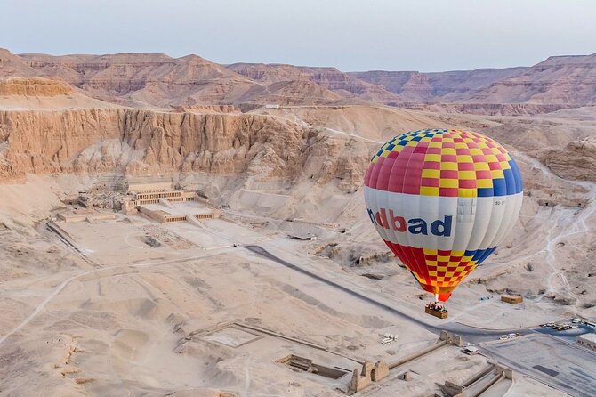 Hot Air Balloon, with Secrets of the West -Luxury Tour - A sunrise view over Luxor’s West Bank