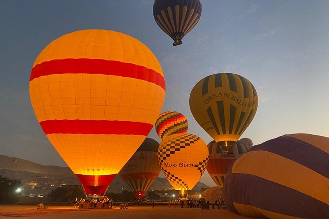 Luxor: Hot Air Balloon Ride before Sunrise - Sunrise: beautiful, but not guaranteed on schedule