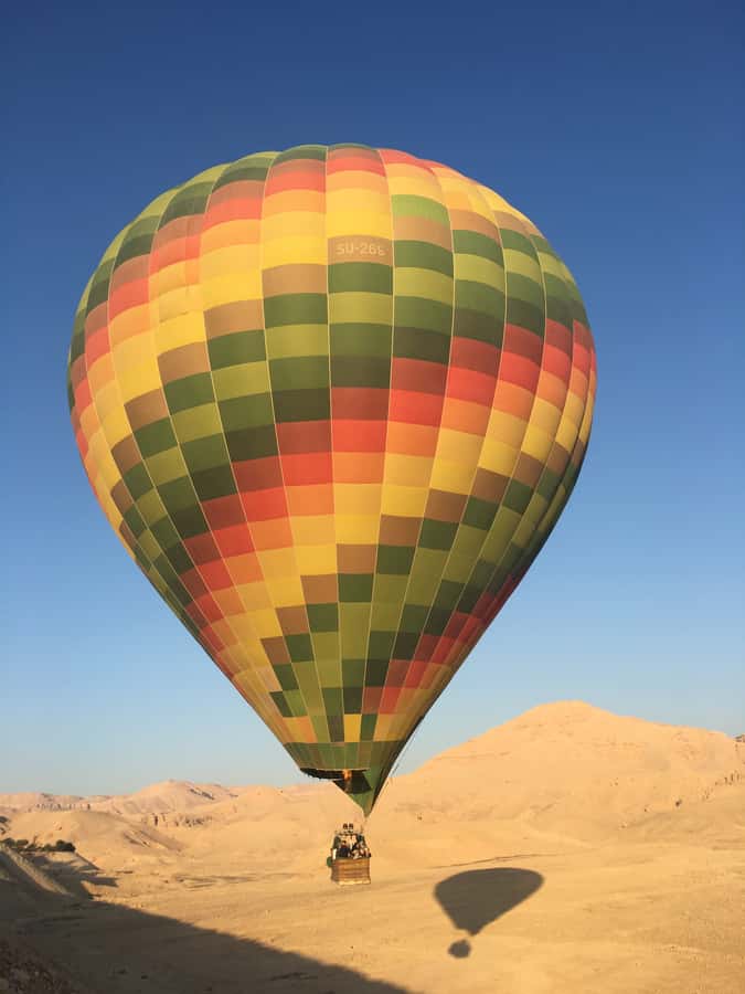 Luxor: Hot Air Balloon Ride over the Valley of the Kings - The West Bank from a different angle