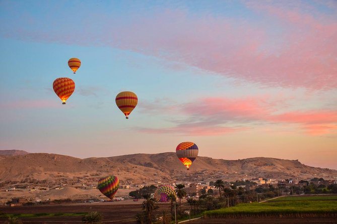 Luxor Hot Air Balloon Skyscope sunrise, temples, Nile watching - A short flight with a small-group feel