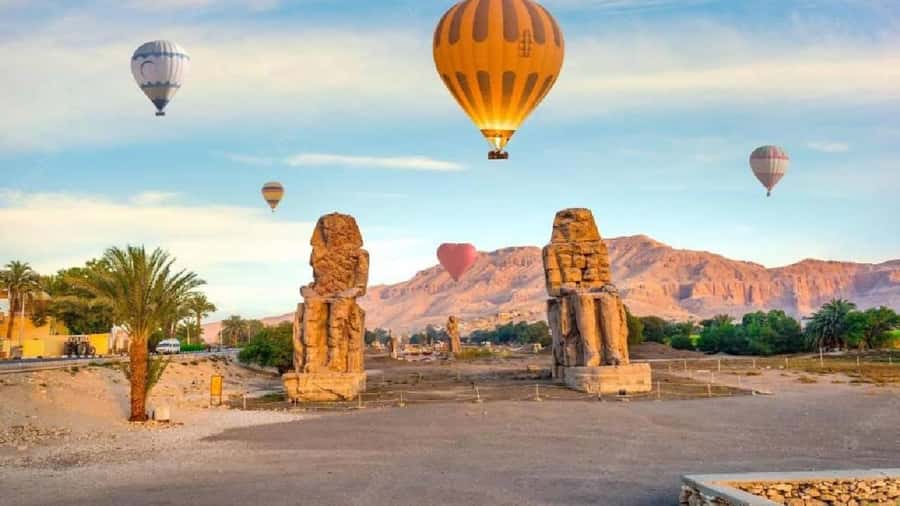 Luxor: West Bank Hot Air Balloon Ride with Hotel Transfers - Key points at a glance