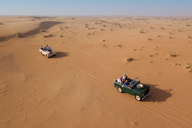 Luxury Hot Air Balloon, Land Rover Defender & Michelin Breakfast - A short camel ride closes the desert visit