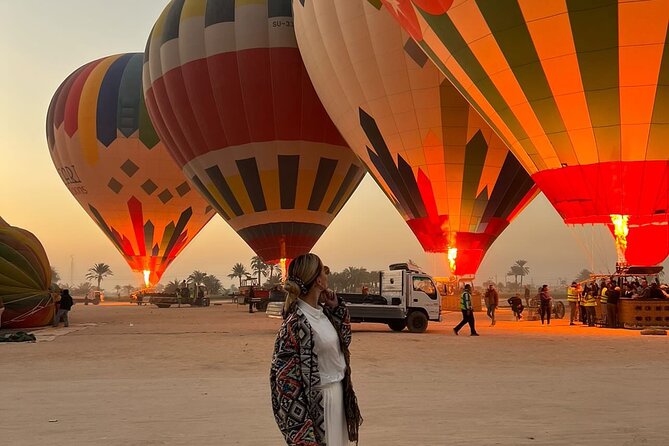 Luxury Hot Air Balloon Ride Luxor, Egypt VIP Service - Sunrise above Luxor is the main event