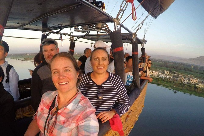 Luxury Hot Air Balloon Riding in Luxor - The balloon flight over Hatshepsut Temple
