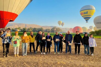 Luxury Sunrise Hot Air Balloon ride luxor with pick up & drop off