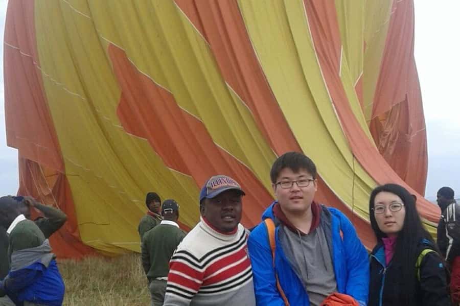 Maasai Mara: Hot Air Balloon Safari & Champagne Breakfast - Landing and the champagne bush breakfast