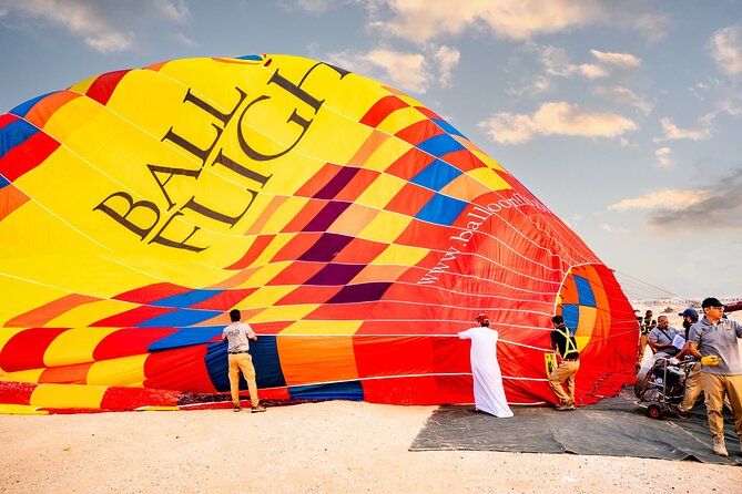 Magical Hot Air Balloon In Dubai - A short camel ride to finish