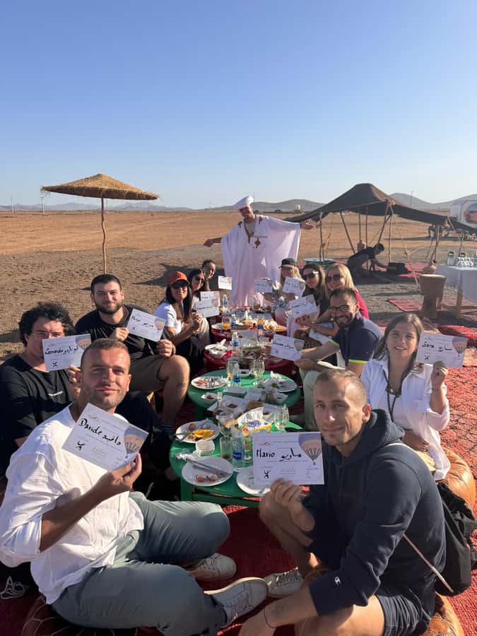 Marrakech: 50 minutes Hot Air Balloon Ride & Breakfast - Tea, coffee, and a gentle start