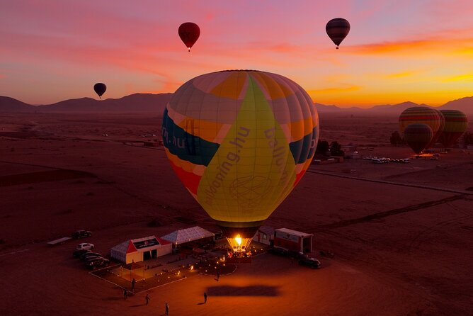 Marrakech: Hot Air Balloon at Sunrise - Watching the balloon rise before sunrise