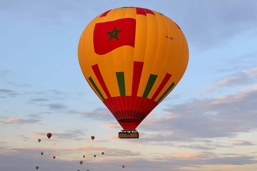 Marrakech: Hot Air Balloon Flight with Berber Breakfast - Rising over Berber villages toward the Atlas Mountains