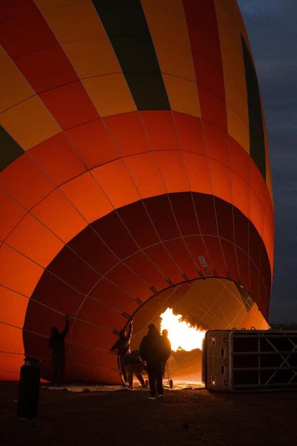 Marrakech: Hot Air Balloon Flight with Berber Breakfast - The landing, recovery, and return to camp