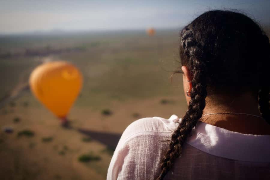 Marrakech: Hot Air Balloon Flight with Berber Breakfast - A vegetarian Berber breakfast under canvas