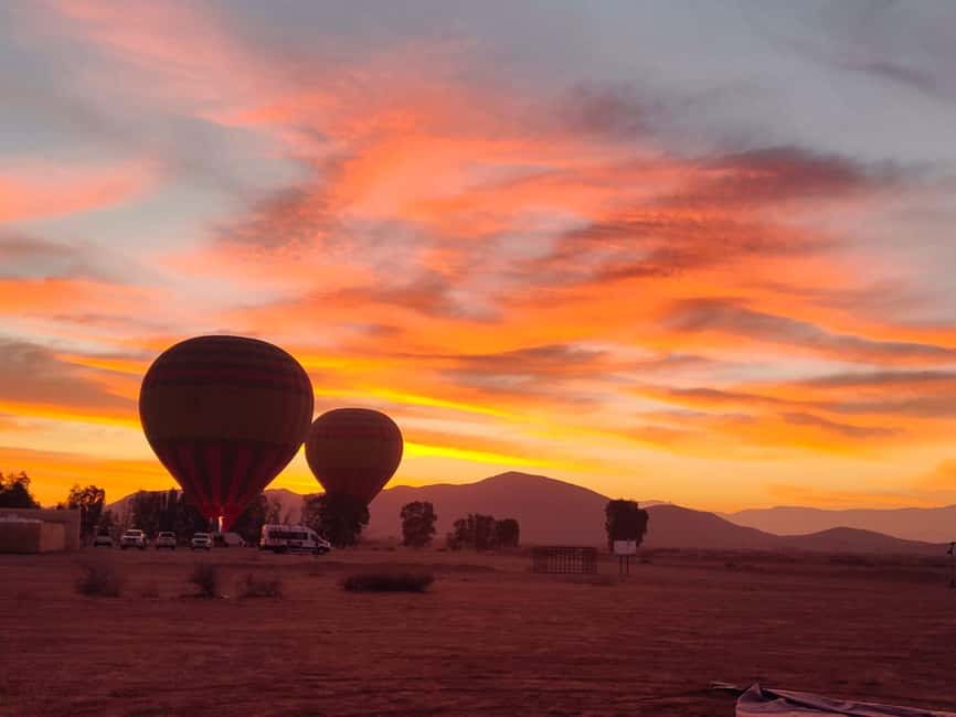 Marrakech: hot-air balloon flight with view of the Atlas Mountains and Berber breakfast - Before sunrise, Marrakech gives way to open country