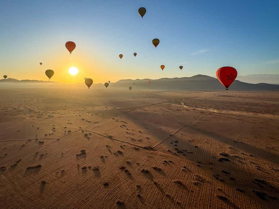 Marrakech: Hot Air Balloon Ride with Breakfast & Transfer - The safety briefing matters