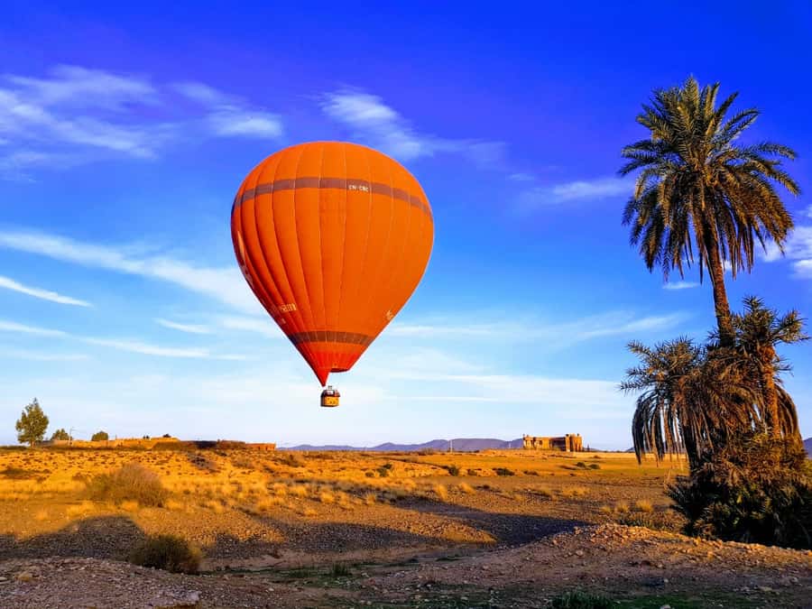 Marrakech: Hot Air Balloon Ride with Traditional Breakfast - One hour above the palms and villages