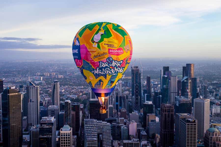 Melbourne: 1-Hour Hot Air Balloon Flight at Sunrise - Helping inflate the balloon before sunrise