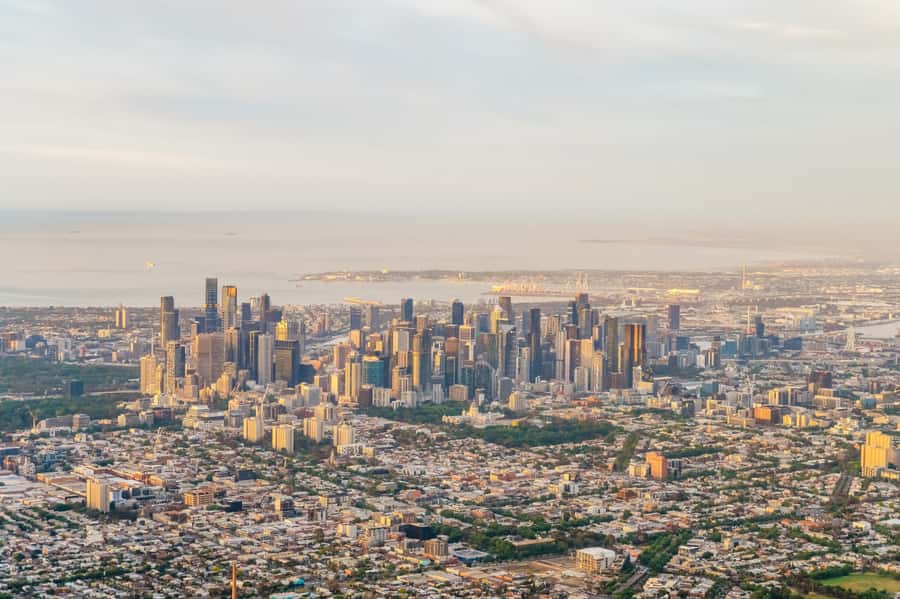 Melbourne: Balloon Flight at Sunrise - The landmarks below the basket
