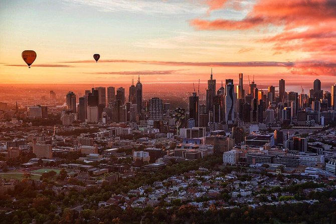 Melbourne Sunrise Hot Air Balloon Ride with GoPro Photos - Why a sunrise balloon flight suits Melbourne