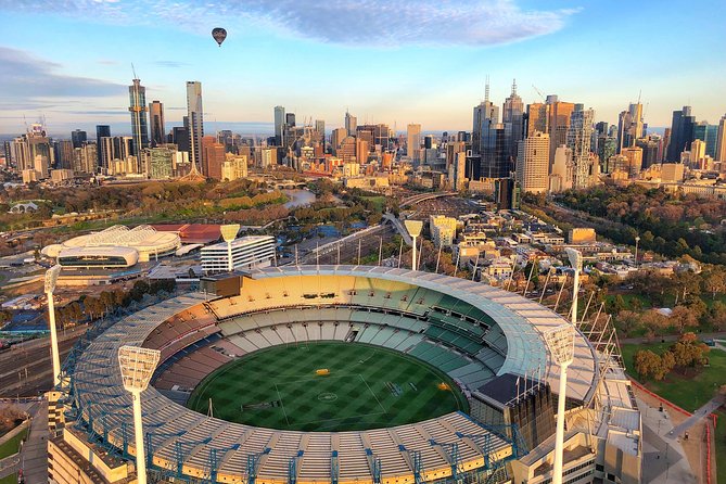 Melbourne Sunrise Hot Air Balloon Ride with GoPro Photos - The Melbourne sights below you
