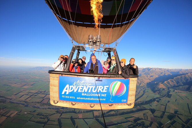 Methven-Mt Hutt Scenic Hot Air Balloon Flight - What the flight feels like in the basket