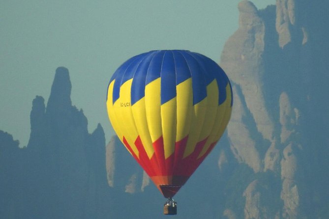 Montserrat Hot Air Balloon Flight from Barcelona - Coffee, croissants, and the balloon coming to life