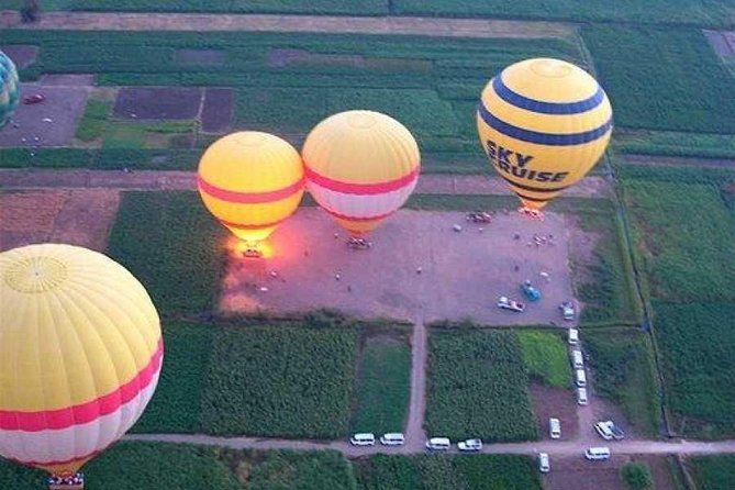 over night by train from Cairo to luxor with hot air balloon - Day 3: Sunrise over Luxor in a hot-air balloon