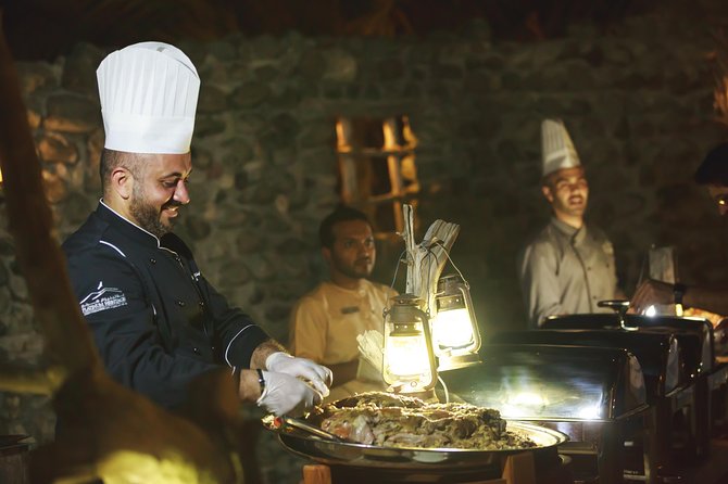 Overnight Safari and Sunrise Hot-Air Balloon Ride - An evening of Arabic food and camp traditions