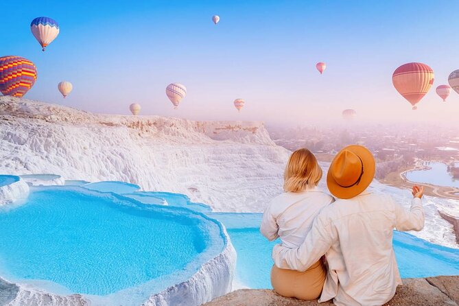 Pamukkale Hot Air Balloon Ride Certificate and 2 Meals in Antalya - Walking the calcium terraces