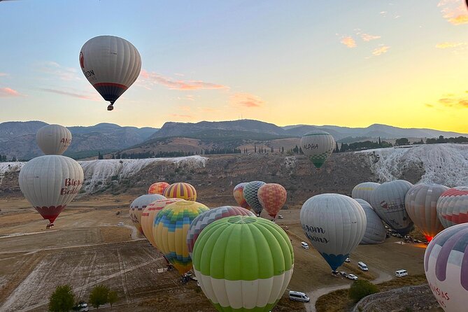 Pamukkale : Hot Air Balloon Sunrise Flight w/Transfer - One hour above the travertines