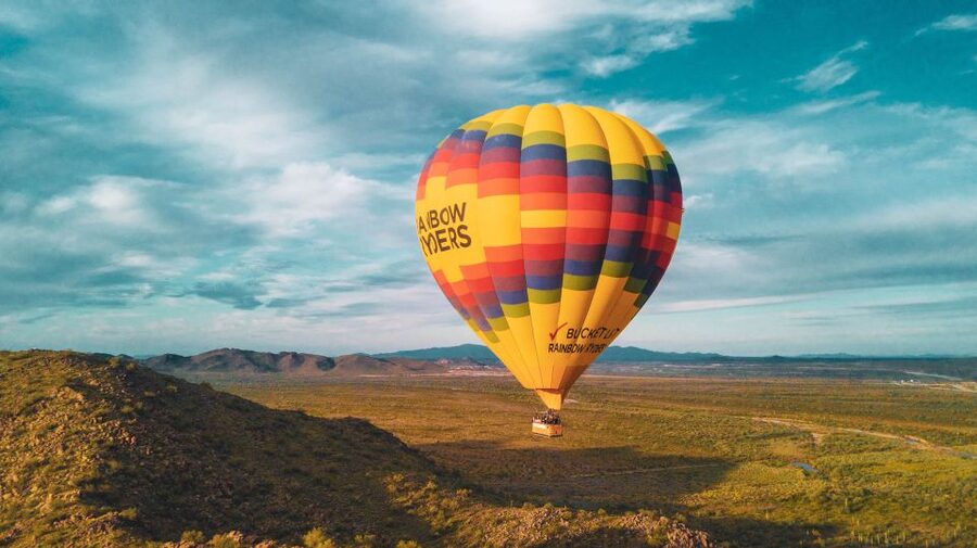 Phoenix: Hot Air Balloon Flight with Champagne - Champagne, snacks, and the end of the flight