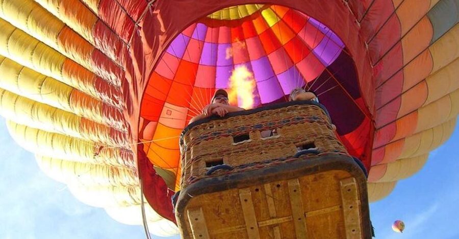 Phoenix: Hot Air Balloon Ride with Champagne and Catering - The desert landing and champagne toast