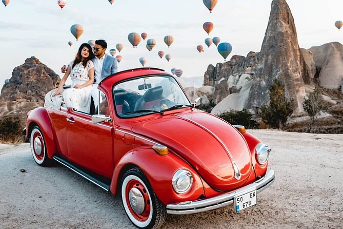 Private Classic Car Tour in Cappadocia with Balloon View - Cavusin and the carved stone churches
