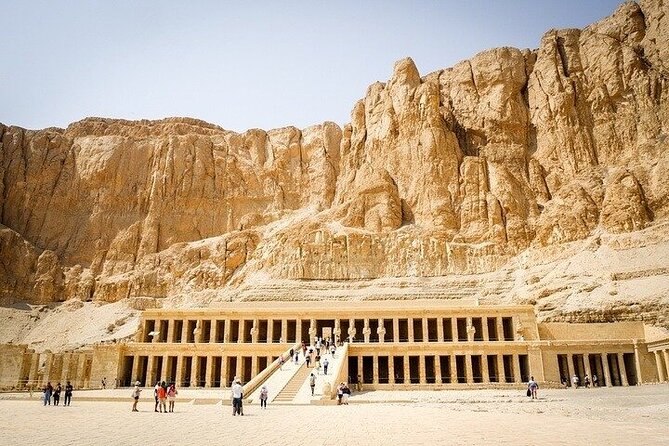 Private Day from Cairo to Luxor by plane with hotel,balloon,west,east and lunch - Hatshepsut and Medinet Habu add variety