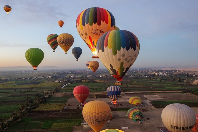 Private Day Tour to Luxor with Hot Air Balloon from Hurghada - A sunrise balloon flight over Luxor