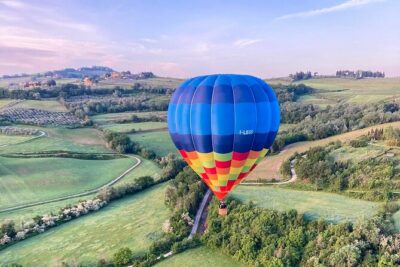 Private Hot Air Balloon ride in Tuscany countryside from Chianti