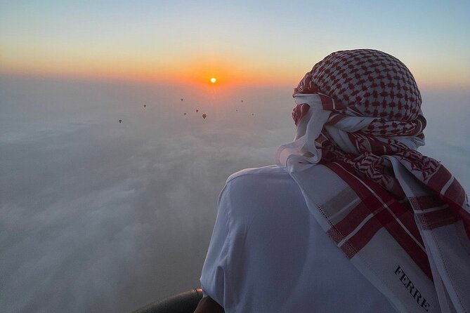 Private Hot Air Balloon Tour over the Dubai Desert - The Bedouin breakfast after landing