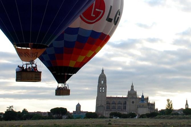 Segovia from the Skies: Sunrise Balloon Ride - The launch near Segovia’s cathedral