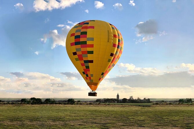 Segovia Hot Air Balloon from Madrid - Preparing for lift-off in the Segovia countryside