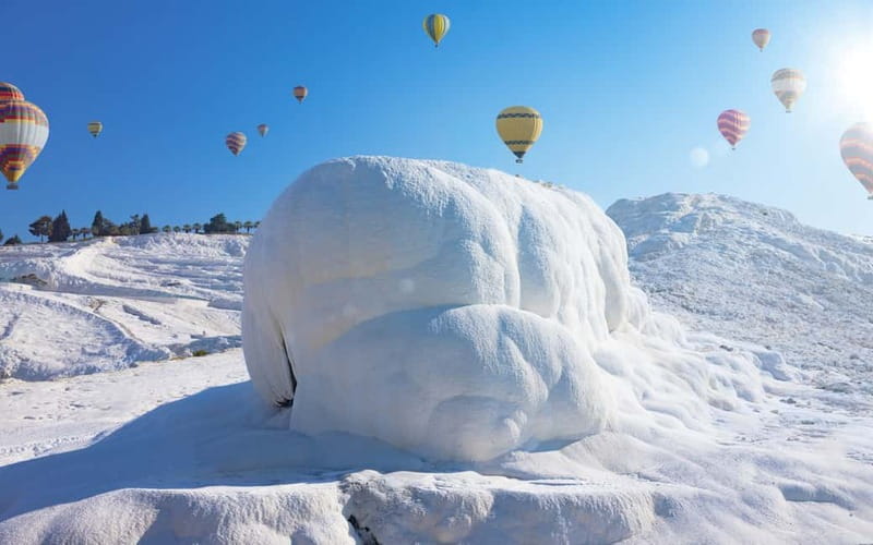 Side/Alanya: Pamukkale Hot Air Balloon Flight w/Lunch - What the $59 price really covers