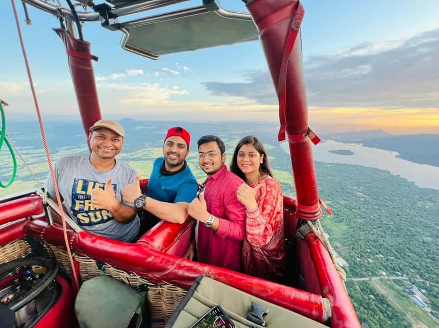 Sigiriya: Hot Air Balloon Ride - What You See From the Balloon